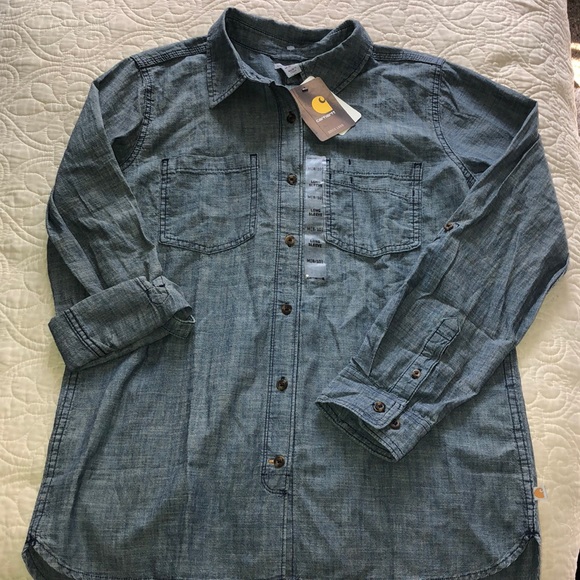 Carhartt Tops - NWT Carhartt Jean Button Up